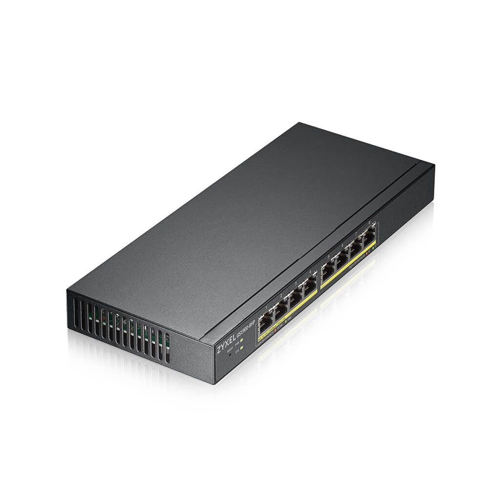 ZyXEL GS1900-8HP 8x1000Mbps Smart Menedzselhető PoE Switch