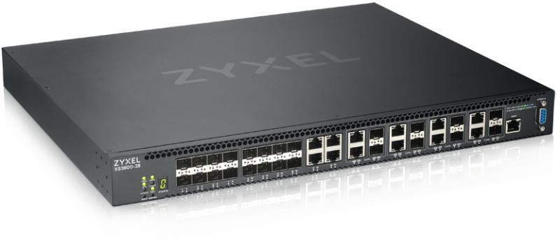 ZyXEL XS3800-28 28-port 10GbE L3 Aggregation Switch