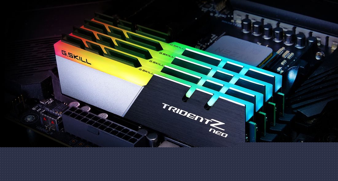 G.SKILL 32GB DDR4 3000MHz Kit(4x8GB) TridentZ Neo (for AMD)