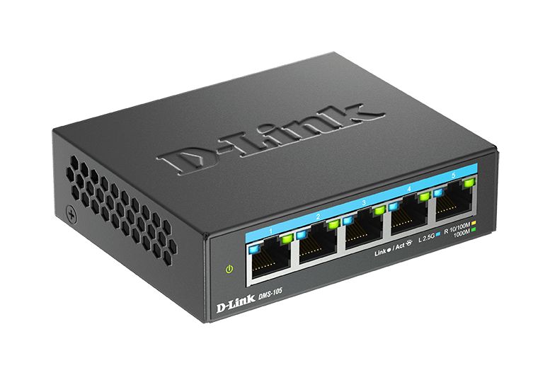 D-Link DMS-105 5-port 2.5G Multi-Gigabit Unmanaged Switch