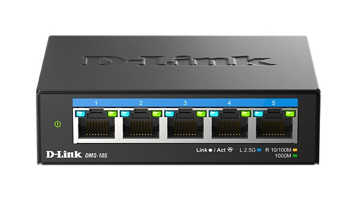 D-Link DMS-105 5-port 2.5G Multi-Gigabit Unmanaged Switch