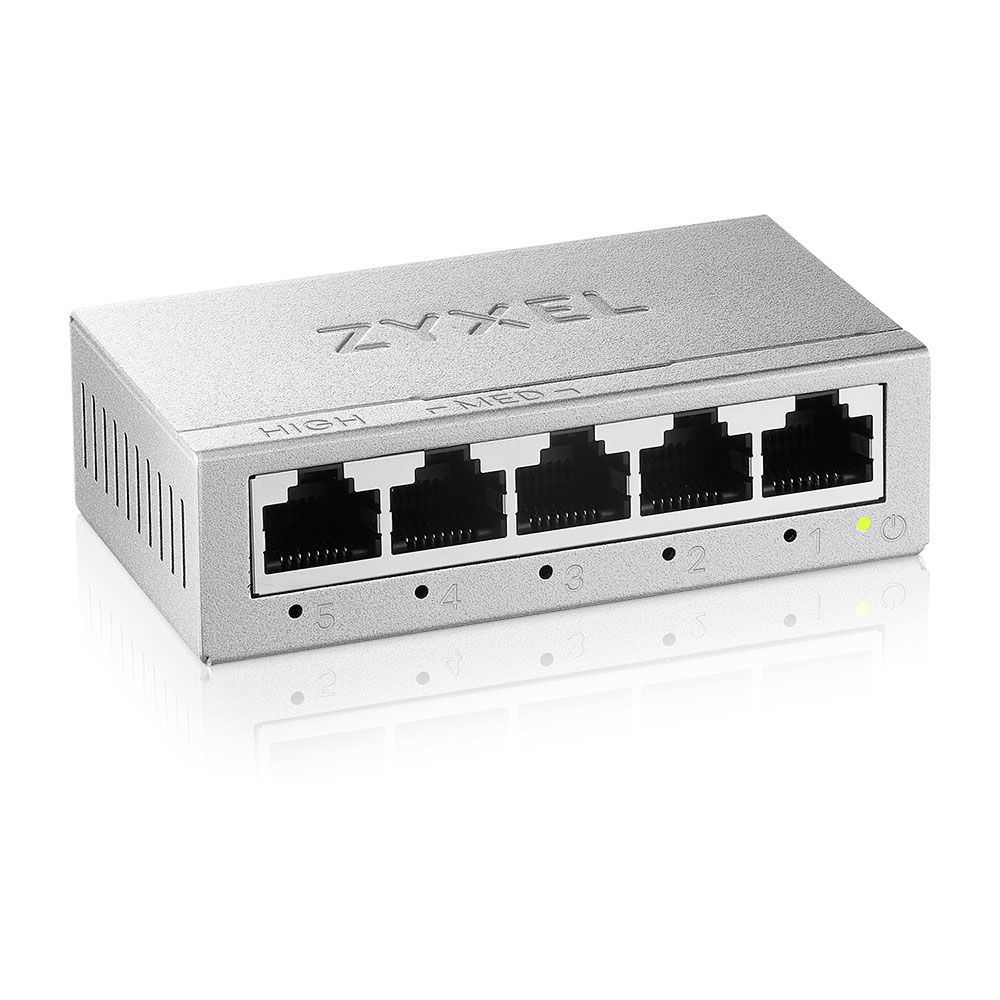 ZyXEL GS105B v5 5port Gigabit LAN nem menedzselhető asztali Switch