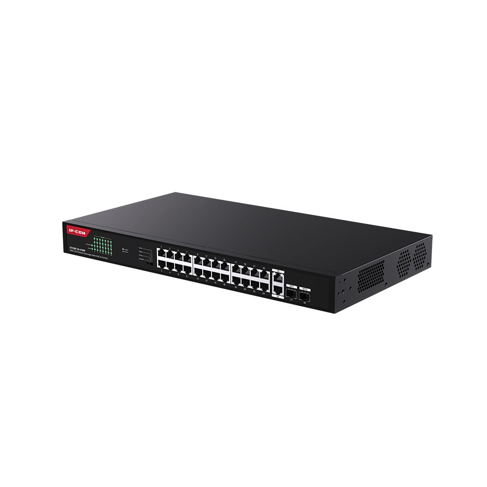 IP-COM G1128P-24-410W 26GE+2SFP Ethernet Unmanaged Switch With 24-Port PoE