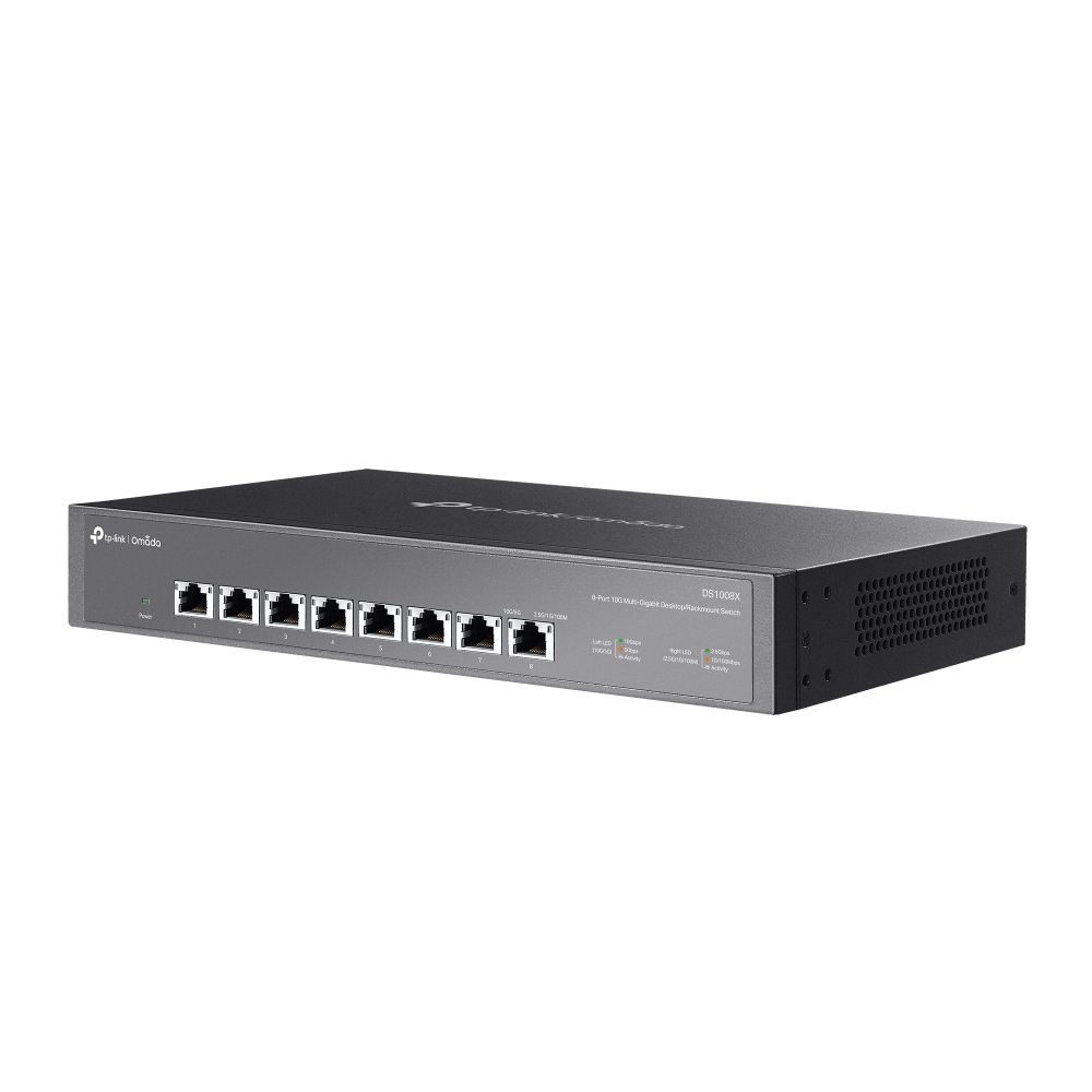 TP-Link DS1008X Omada 8-Port 10G Unmanaged Desktop/Rackmount Switch
