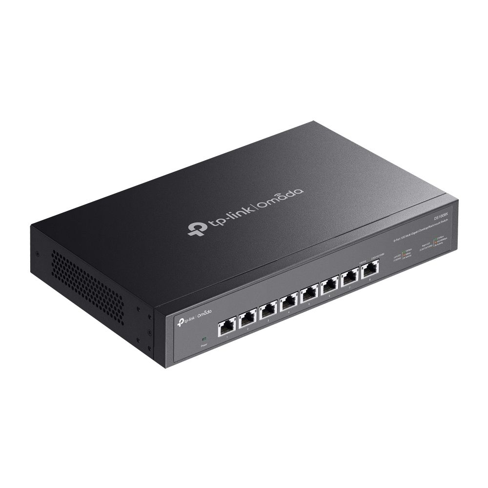 TP-Link DS1008X Omada 8-Port 10G Unmanaged Desktop/Rackmount Switch