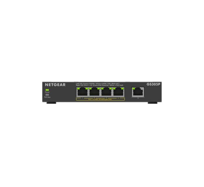 Netgear 5-Port Gigabit Ethernet Unmanaged PoE+ Switch