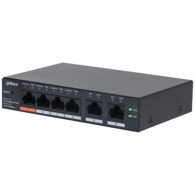 Dahua CS4006-4ET2ET-60 6-Port Cloud Managed Desktop Switch with 4-Port PoE
