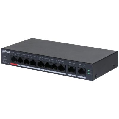 Dahua CS4010-8GT-110 10-Port Cloud Managed Desktop Gigabit Switch with 8-Port PoE