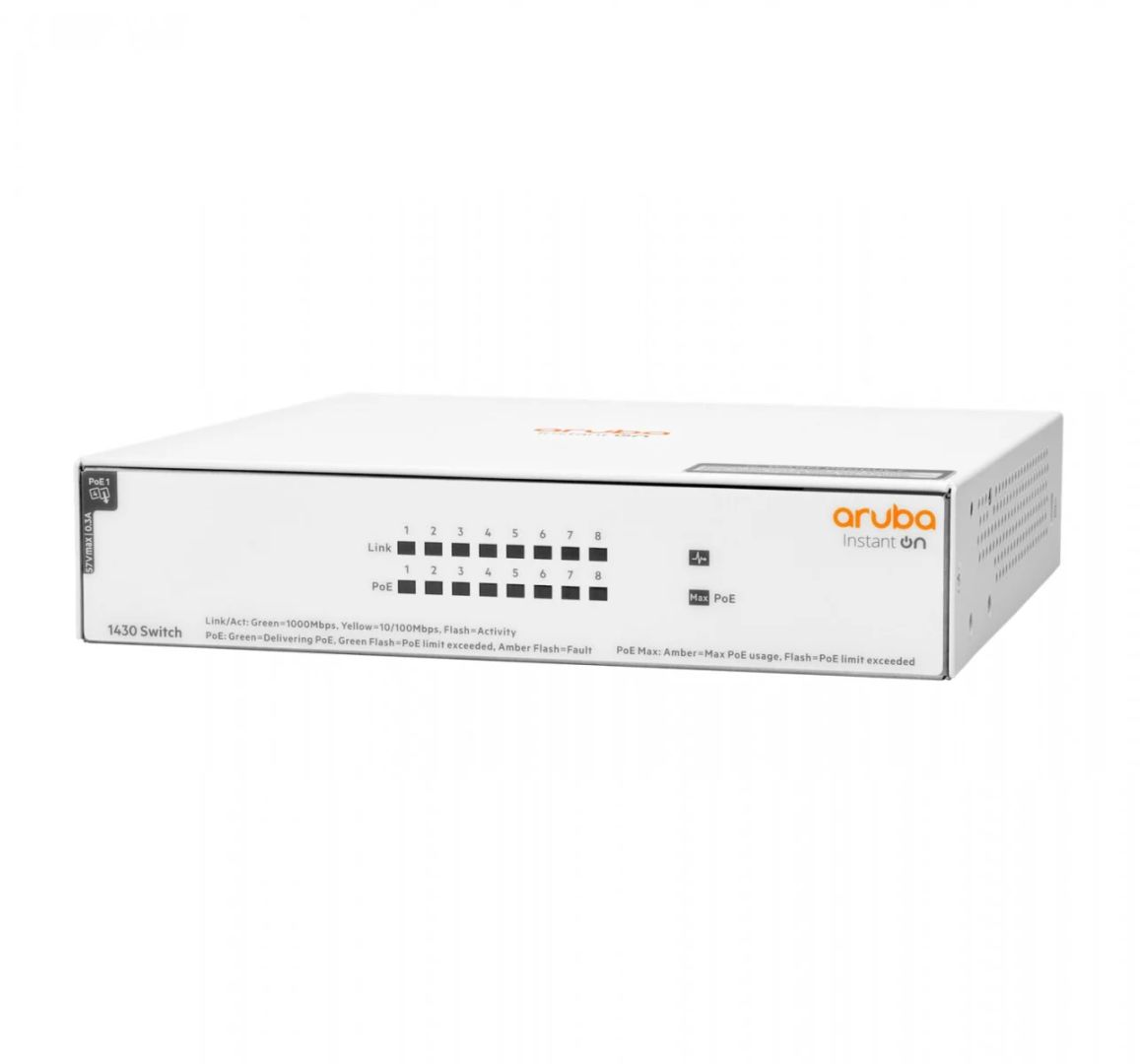 HP Aruba IOn 1430 8G PoE+ Switch