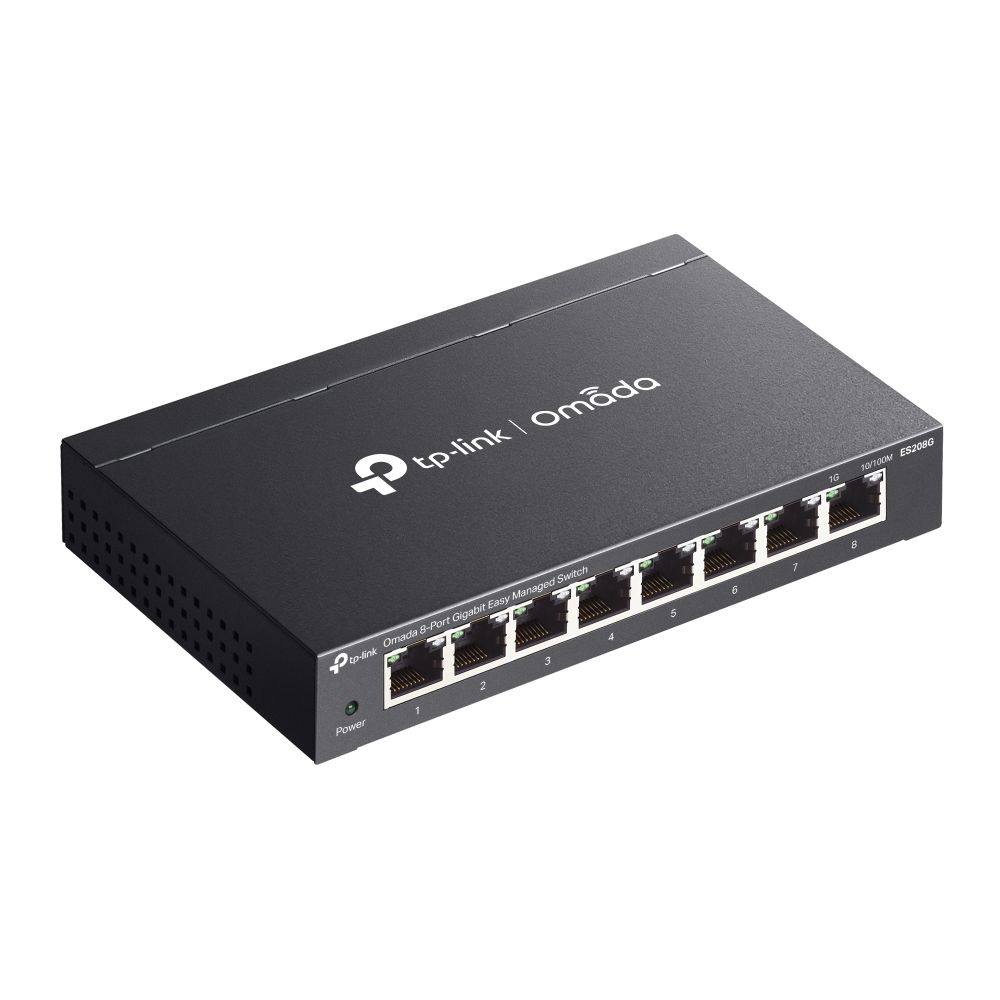 TP-Link ES208G Omada 8-Port Gigabit Easy Managed Switch with 4-Port PoE+