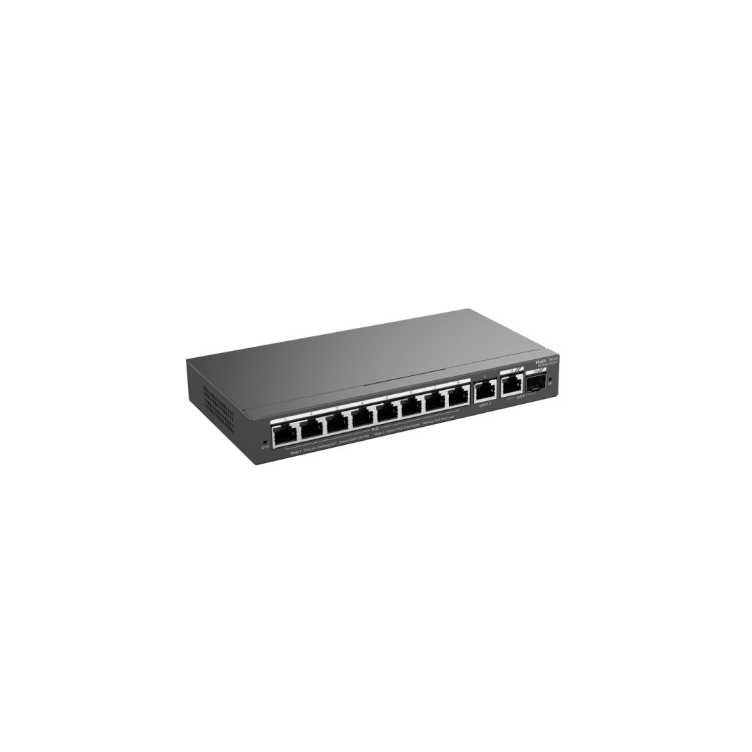 Reyee RG-ES210GS-P 10-Port Gigabit Smart Cloud Managed PoE Switch