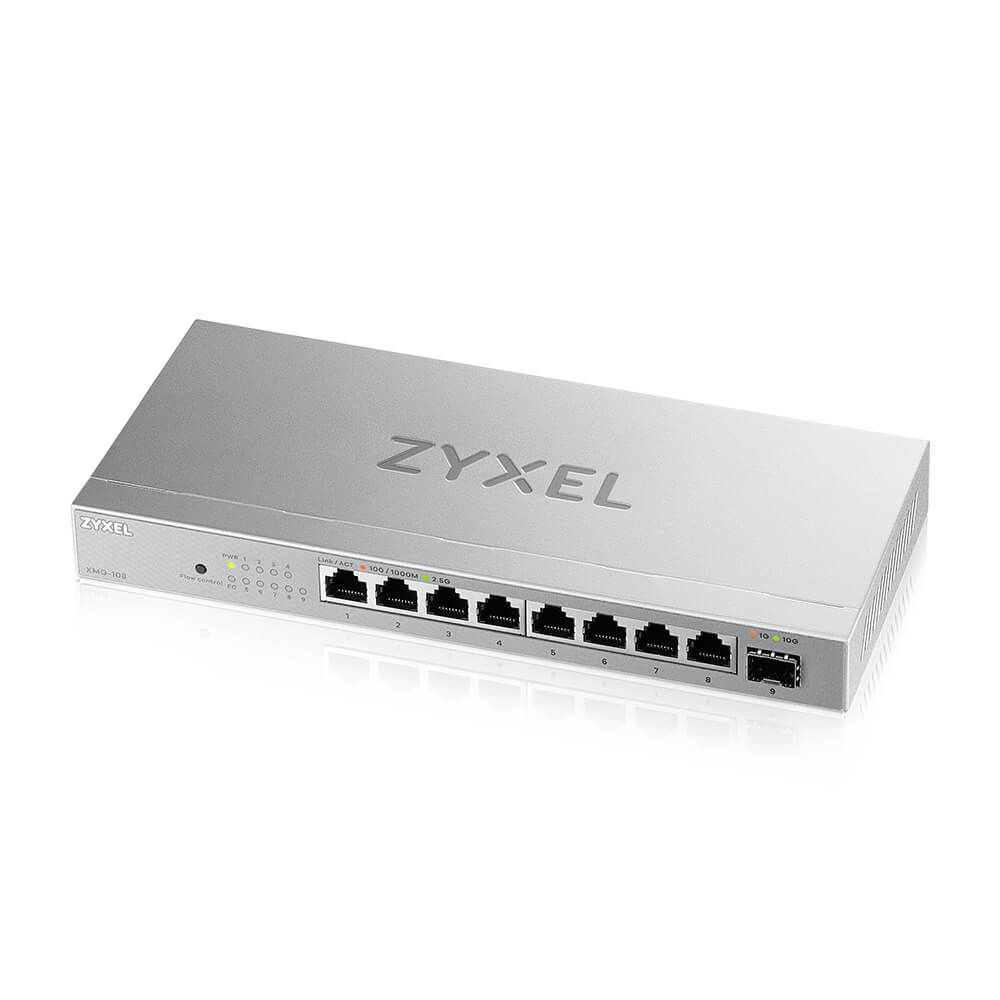 ZyXEL XMG-108HP 8 Port 10/2,5G MultiGig unmanaged Switch
