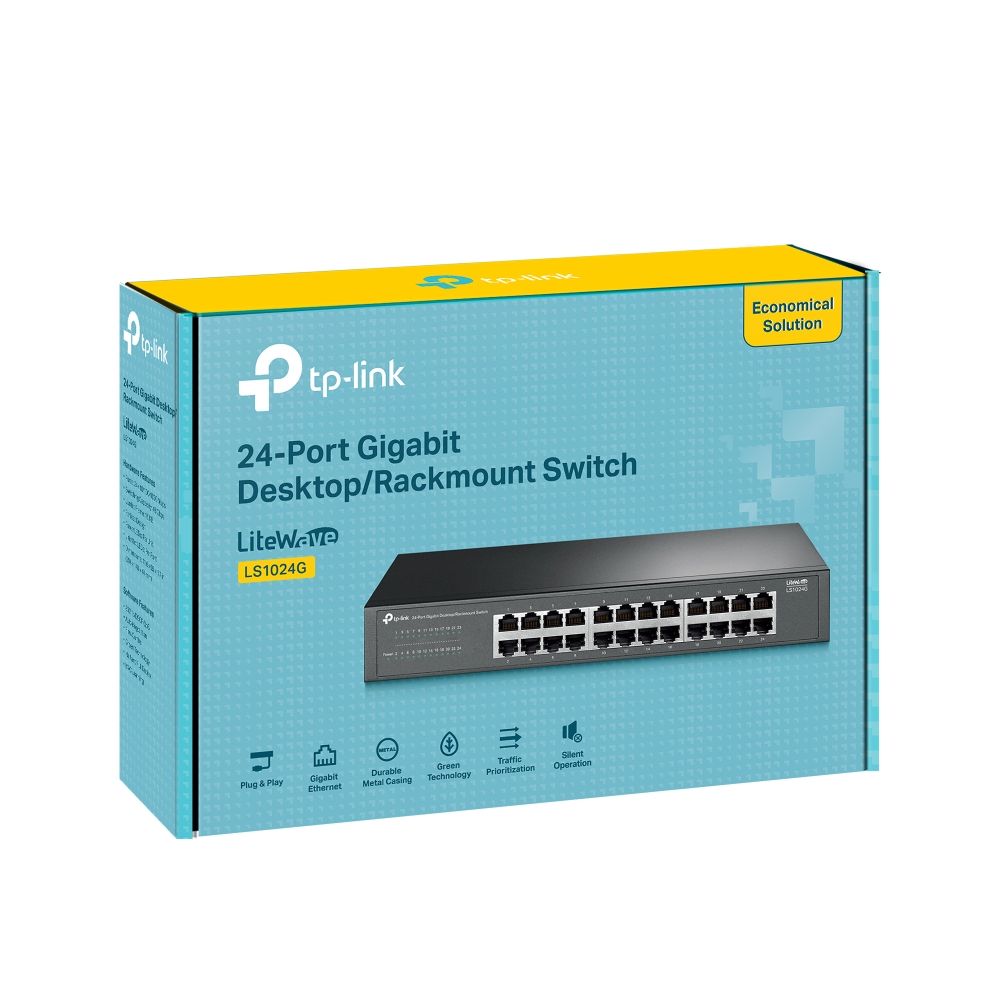 TP-Link LS1024G 24-Port Gigabit Desktop/Rackmount Switch