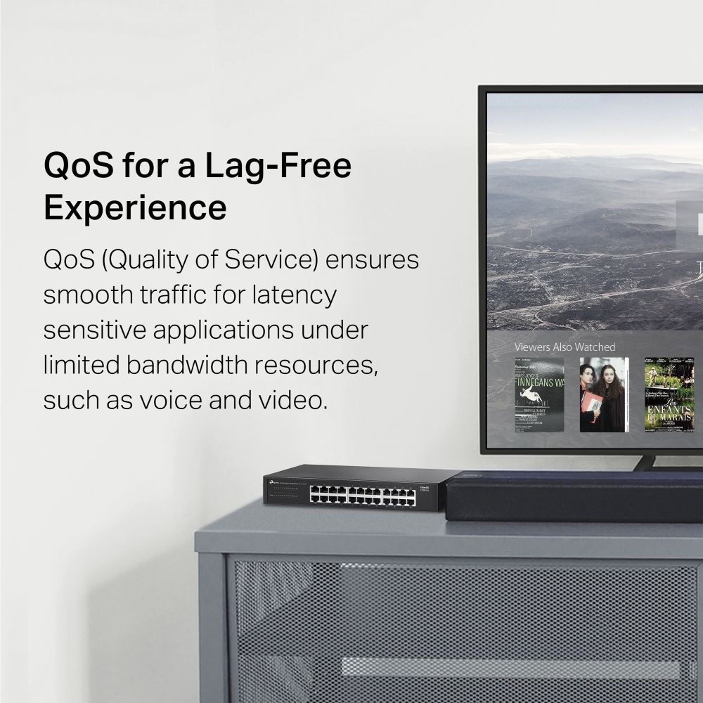 TP-Link LS1024G 24-Port Gigabit Desktop/Rackmount Switch