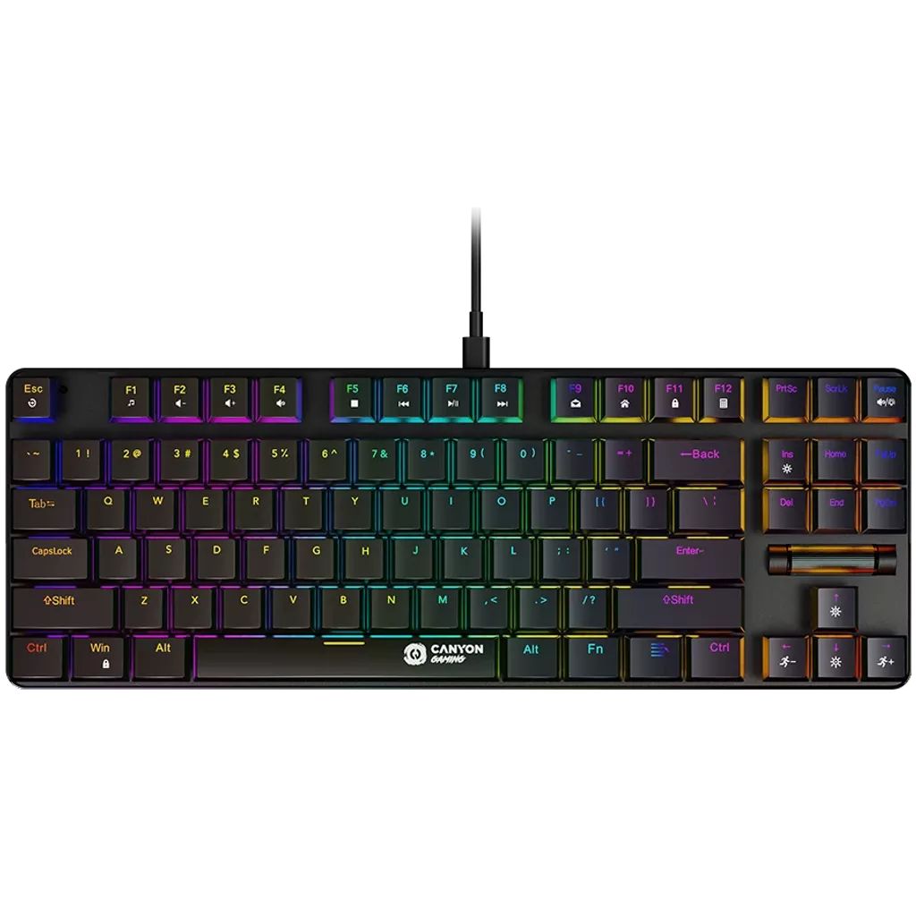 Canyon GK-50 Cometstrike Gaming keyboard Black HU