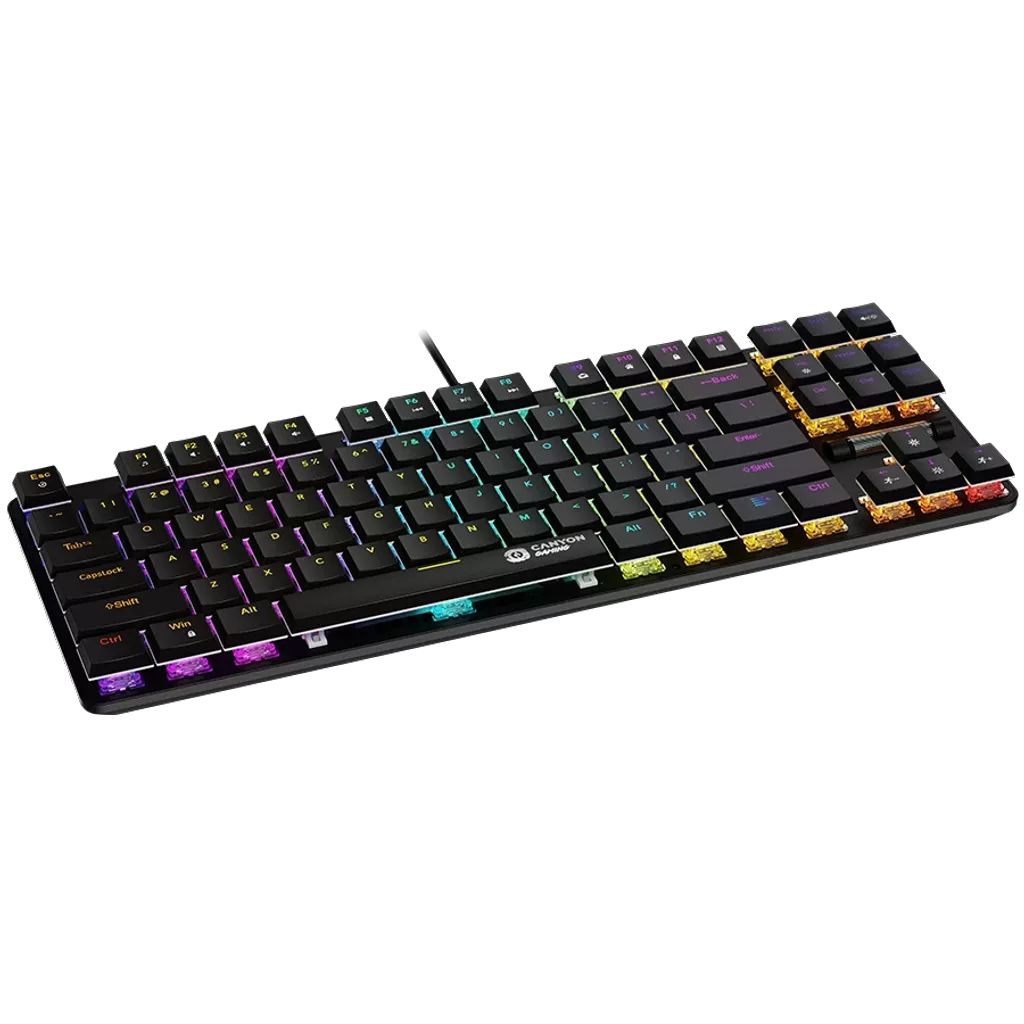 Canyon GK-50 Cometstrike Gaming keyboard Black HU