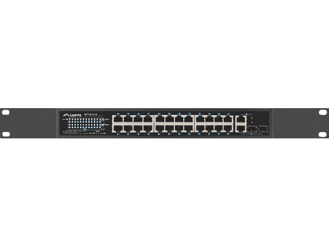 Lanberg 24X 100MB POE+/2X COMBO RACK 19
