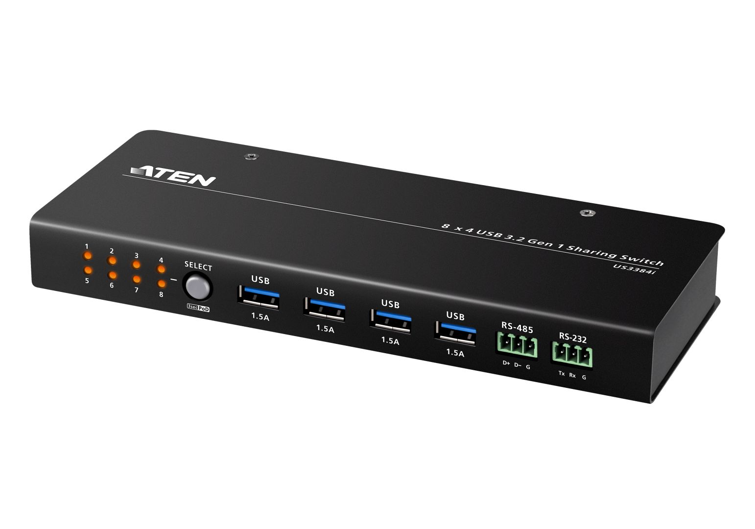 ATEN US3384I 8x4 USB3.2 Gen 1 Sharing Switch
