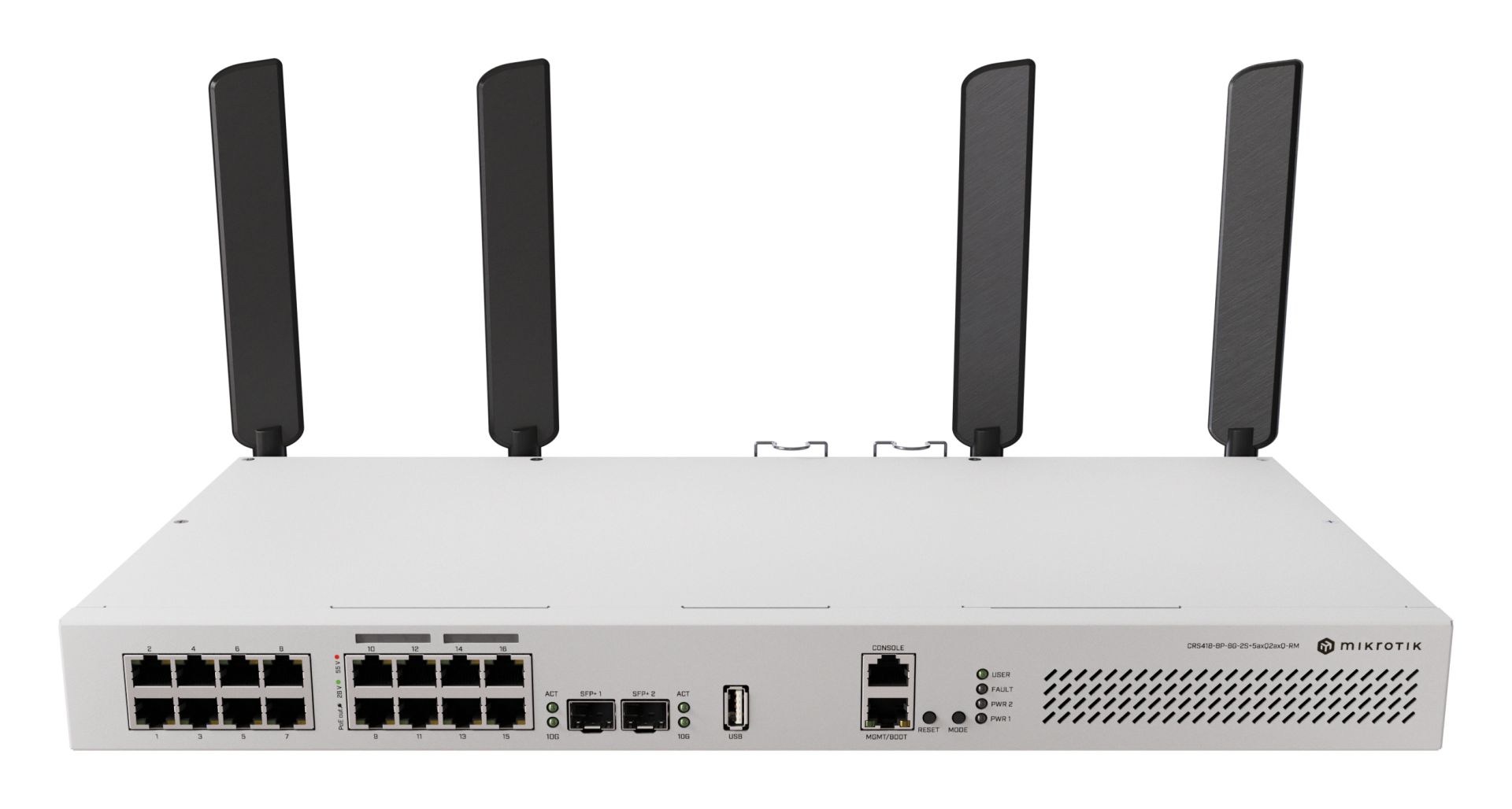 Mikrotik CRS418-8P-8G-2S+5axQ2axQ-RM