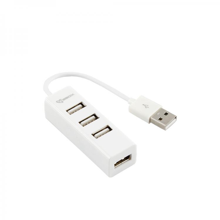 SBOX H-204W  USB 2.0 HUB 4 port White