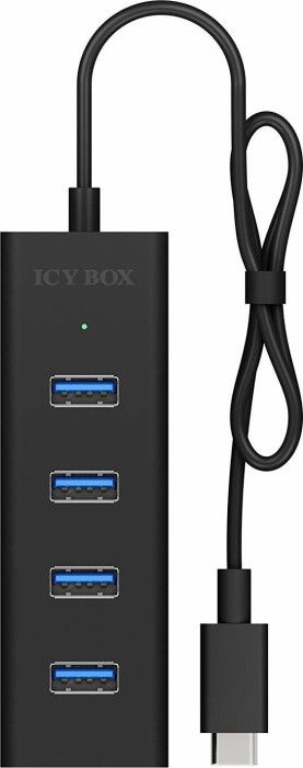Raidsonic IcyBox IB-HUB1409-C3 4-port Hub with USB Type-C Interface Black