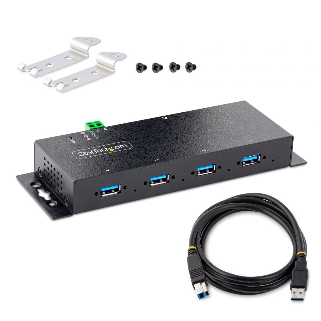 Startech 4-portos USB3.0 HUB Aluminum 