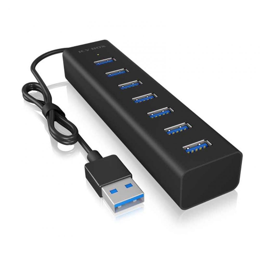 Raidsonic IcyBox IB-HUB1700-U3 7-port USB3.0 Hub