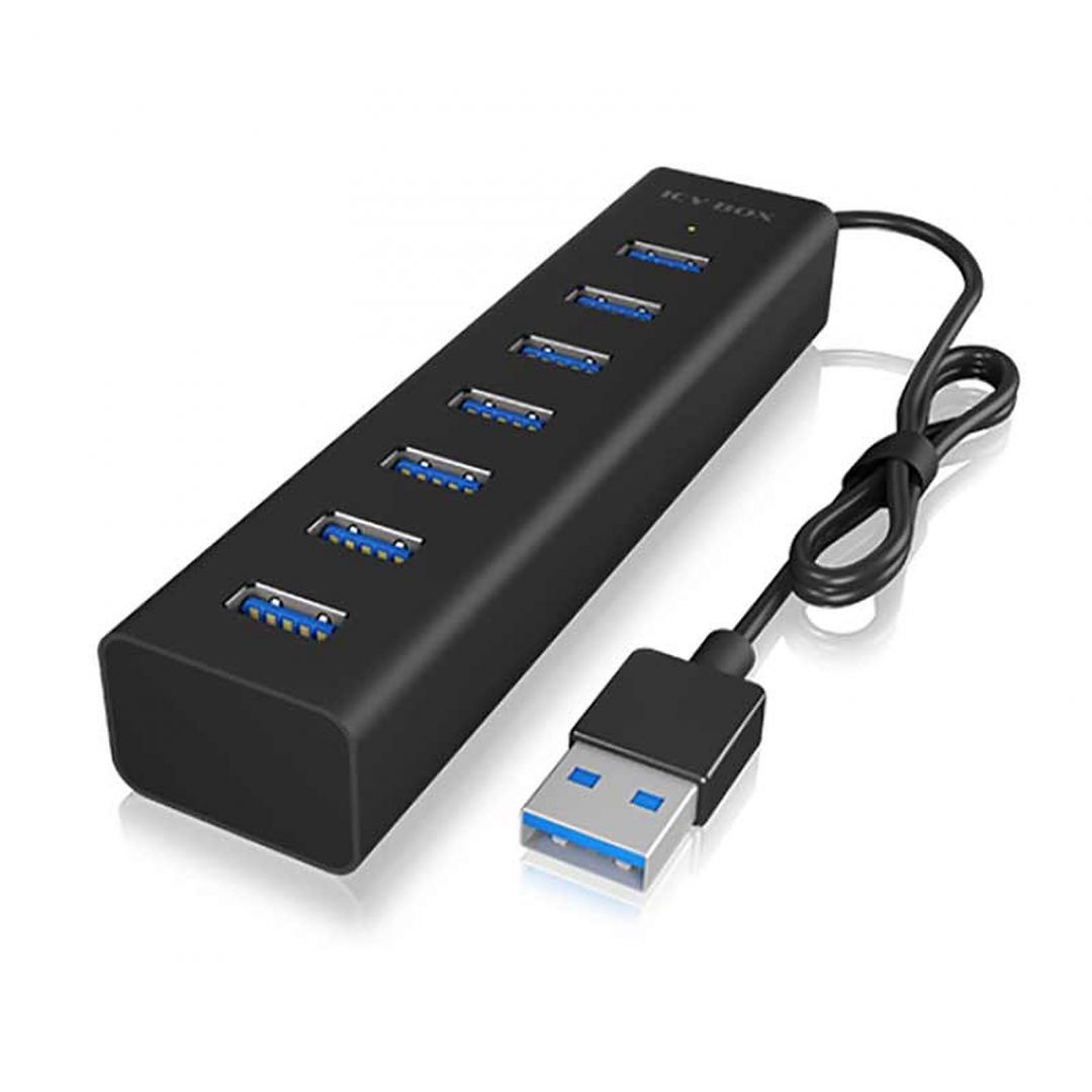 Raidsonic IcyBox IB-HUB1700-U3 7-port USB3.0 Hub