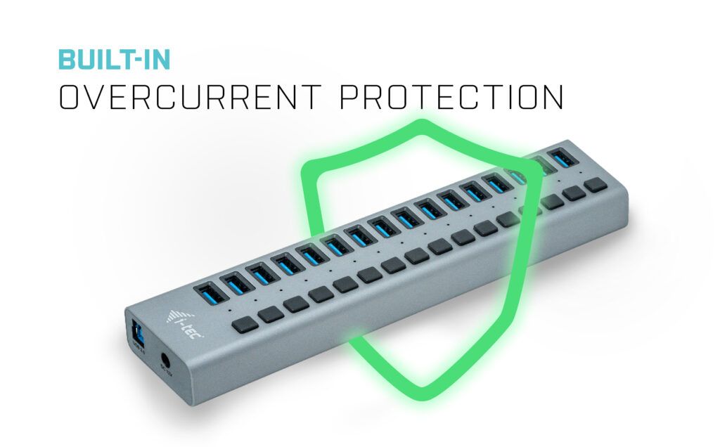 I-TEC 16 port USB 3.0 Charging Hub+Power Adapter 90W Grey