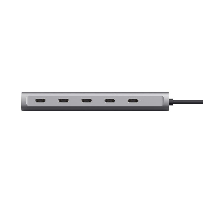 Trust Halyx 5 Port USB 3.2 Type-C Hub Silver