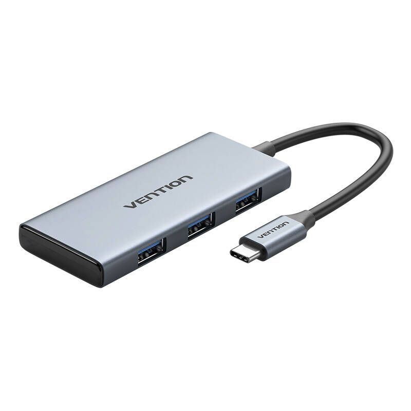 Vention USB-C to HDMI, 3x USB 3.0 Hub 0,15m Grey