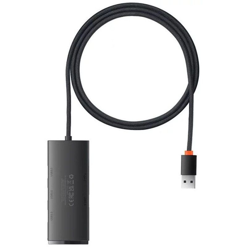 Baseus Lite Series 4in1 USB3.0 Hub Black
