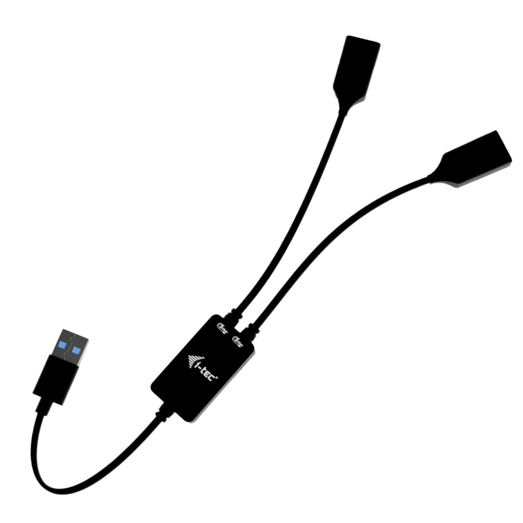I-TEC 2-portos USB3.2 HUB Black