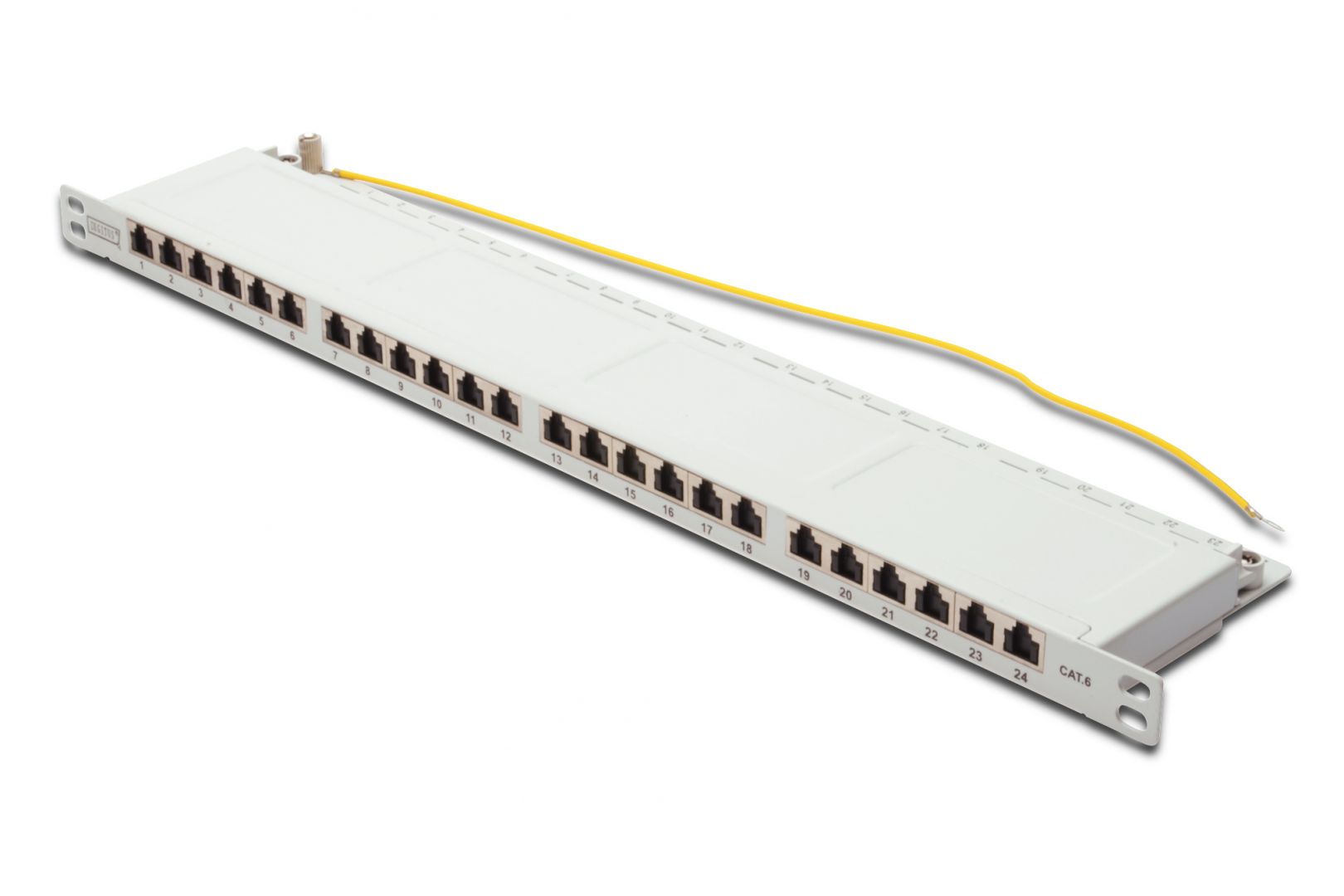 Digitus 24-port Patch Panel 0,5U Grey