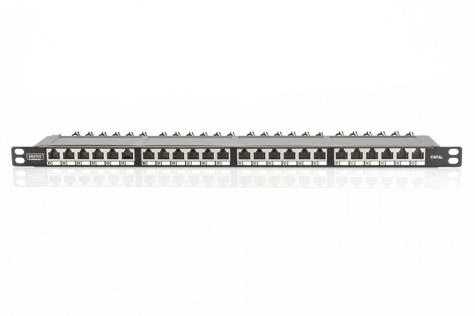 Digitus 24-port Patch Panel 0,5U Black