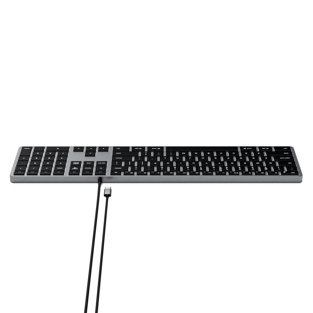 Satechi Slim W3 Type-C Keyboard Space Grey US