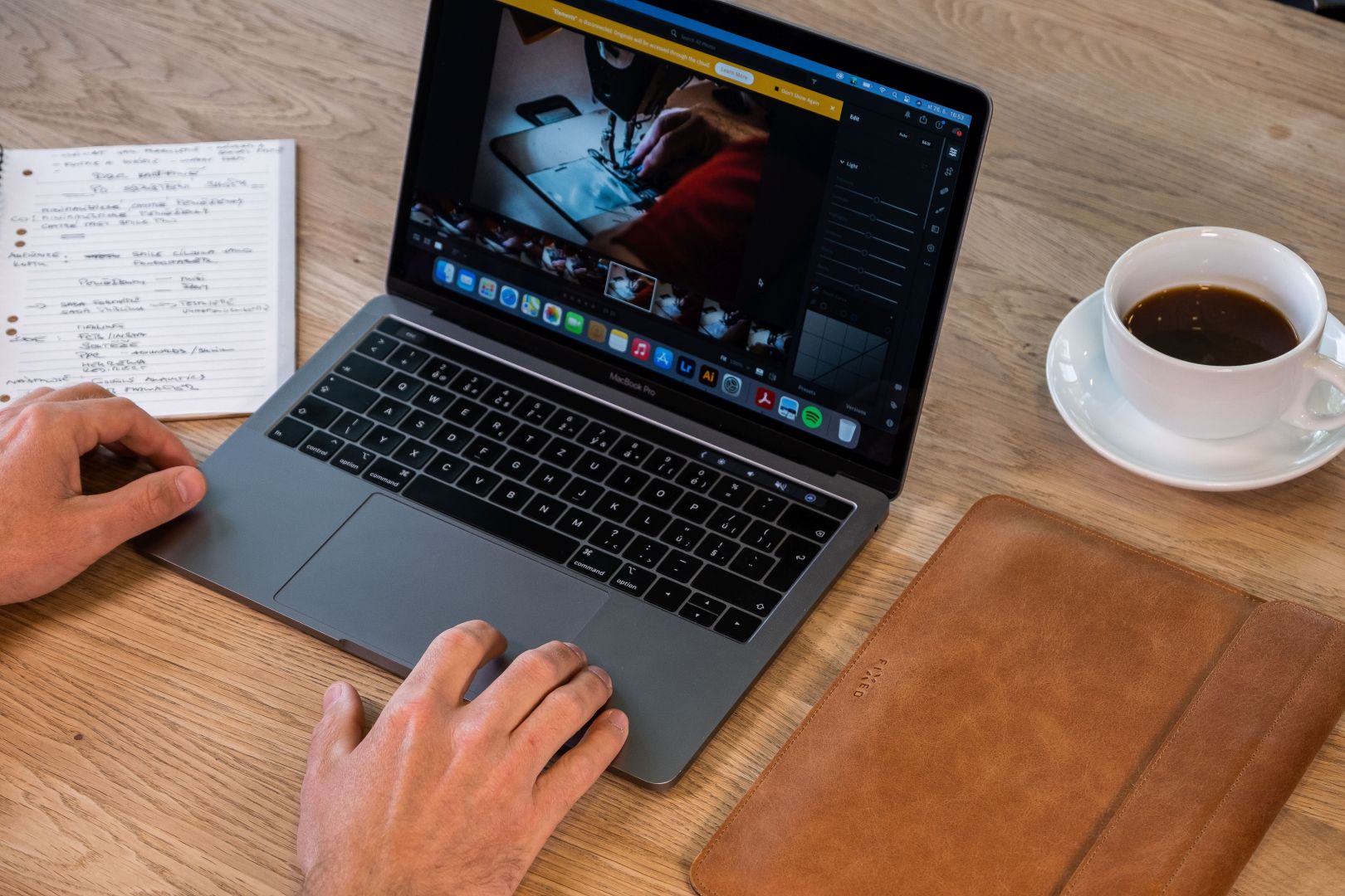 FIXED Oxford bőr tok Apple MacBook Air 13