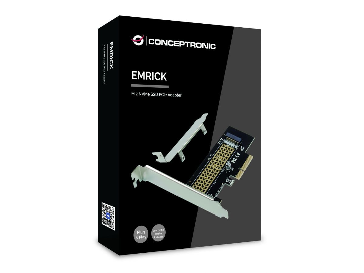 Conceptronic  EMRICK05B M.2 NVMe PCIe Card
