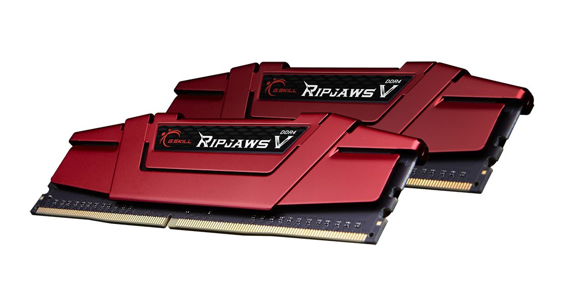 G.SKILL 16GB DDR4 3000MHz Kit(2x8GB) RipjawsV Red