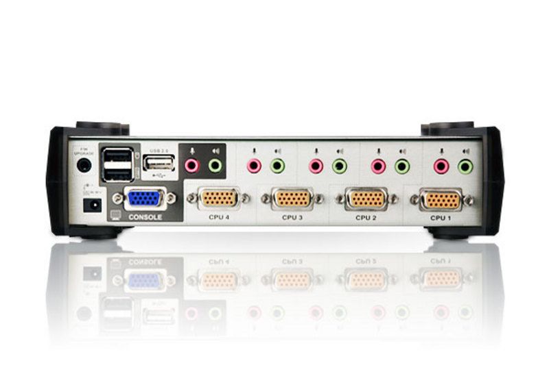 ATEN 4-Port PS/2-USB VGA/Audio KVMP Switch with OSD
