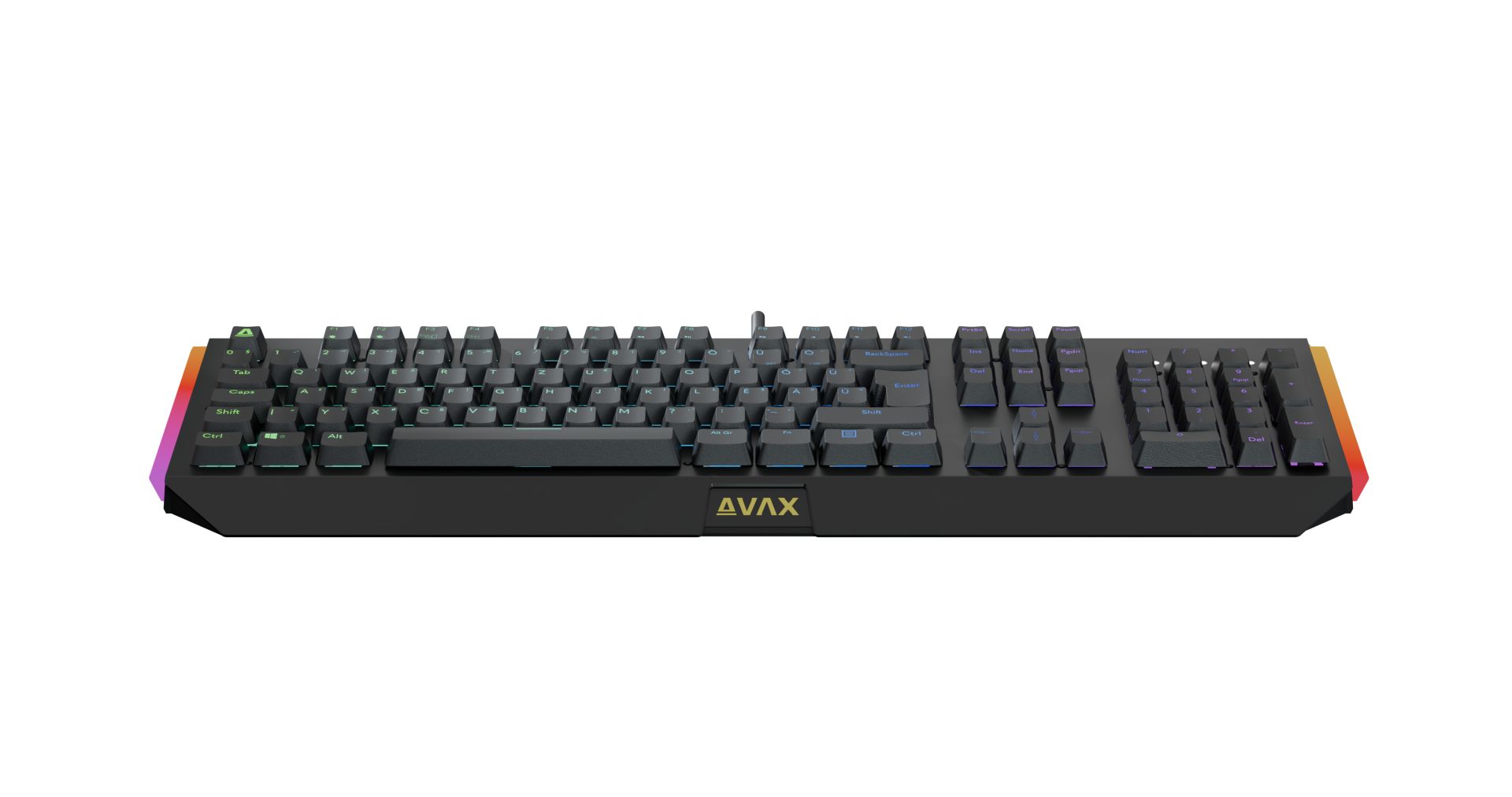 Avax FS01 Full size Gaming Keyboard Black HU