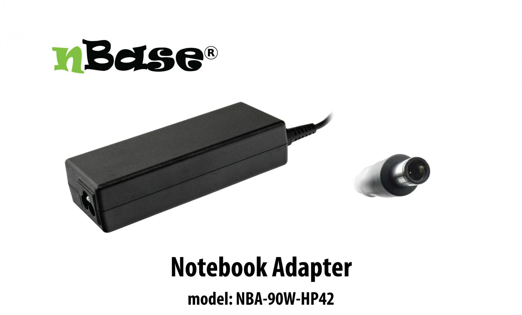 nBase NBA-90W-HP97 19,5V / 4,62A 90W 4,5x3mm HP hálózati notebook töltő