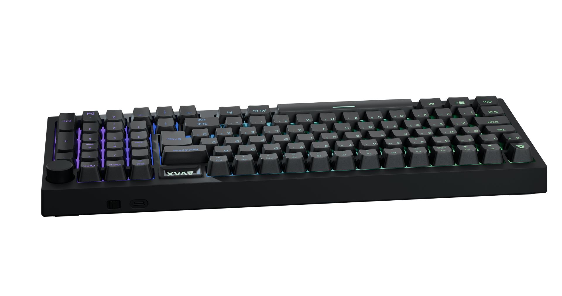 Avax GM03 PRO RGB Gaming Keyboard Black HU