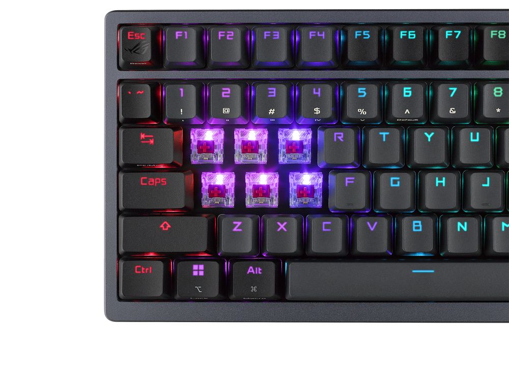 Asus ROG Azoth Gaming Bluetooth Keyboard Moonlight Black US