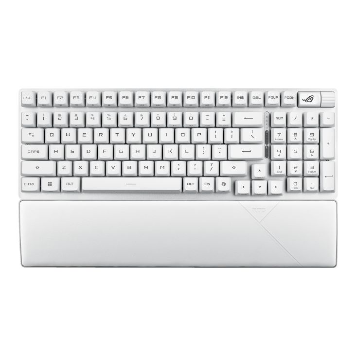 Asus ROG Strix Scope II 96 RX Gaming Wireless Keyboard White UK