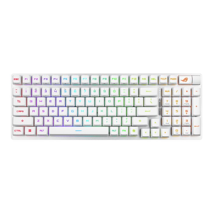 Asus ROG Strix Scope II 96 RX Gaming Wireless Keyboard White UK