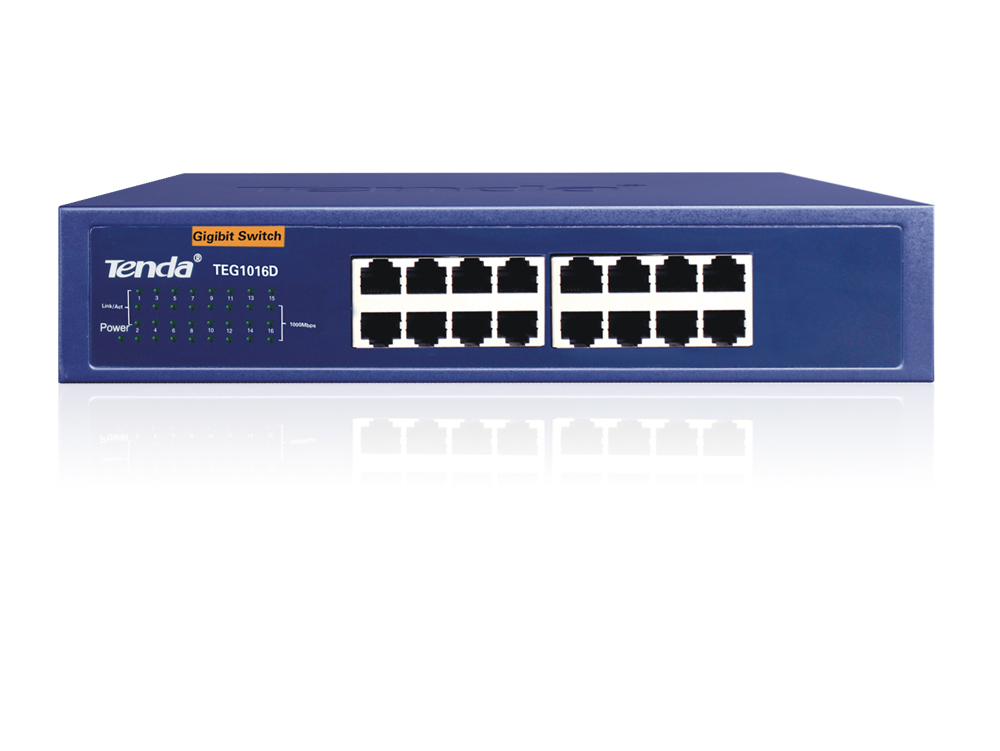 Tenda TEG1016D 16-port Gigabit Ethernet Switch