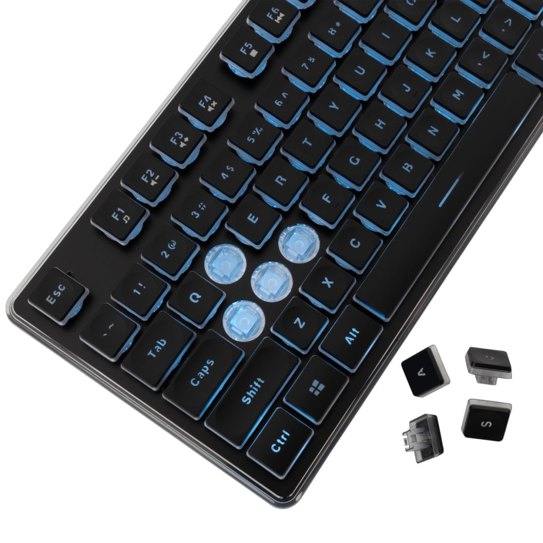 White Shark Tachi Gaming Keyboard Black US