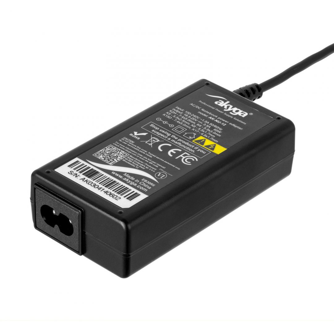 Akyga AK-NU-12 18,5-20V / 3,5A 65W univerzális hálózati notebook töltő