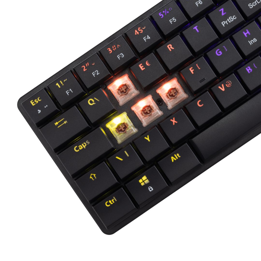 White Shark Nagamaki RGB Gaming keyboard Black US